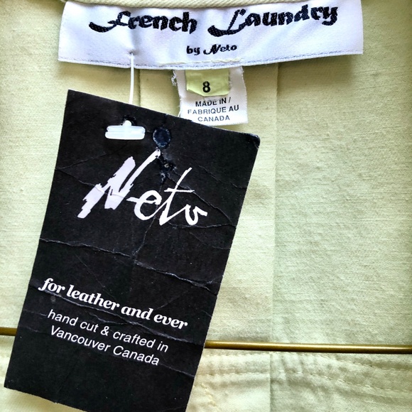 French Laundry (Neto). lime green, Military jacket - Picture 5 of 6